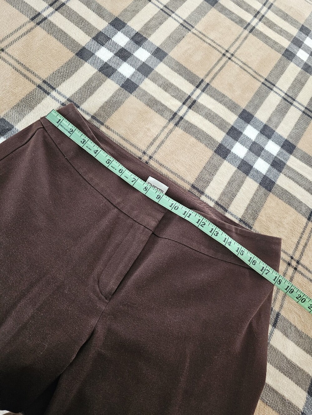 Chico's Straight-Leg Trousers in Dark Brown - Picture 7 of 9